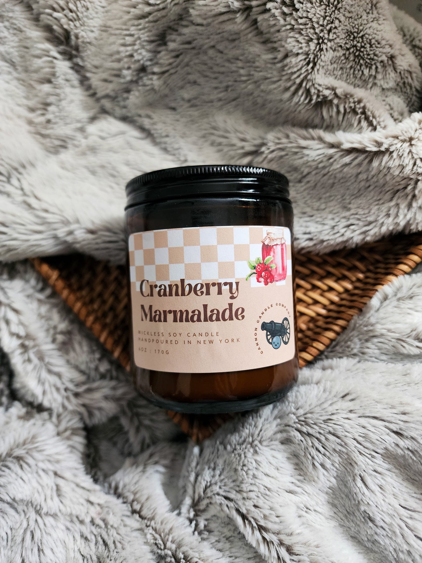 Cranberry Marmalade Wickless Candle