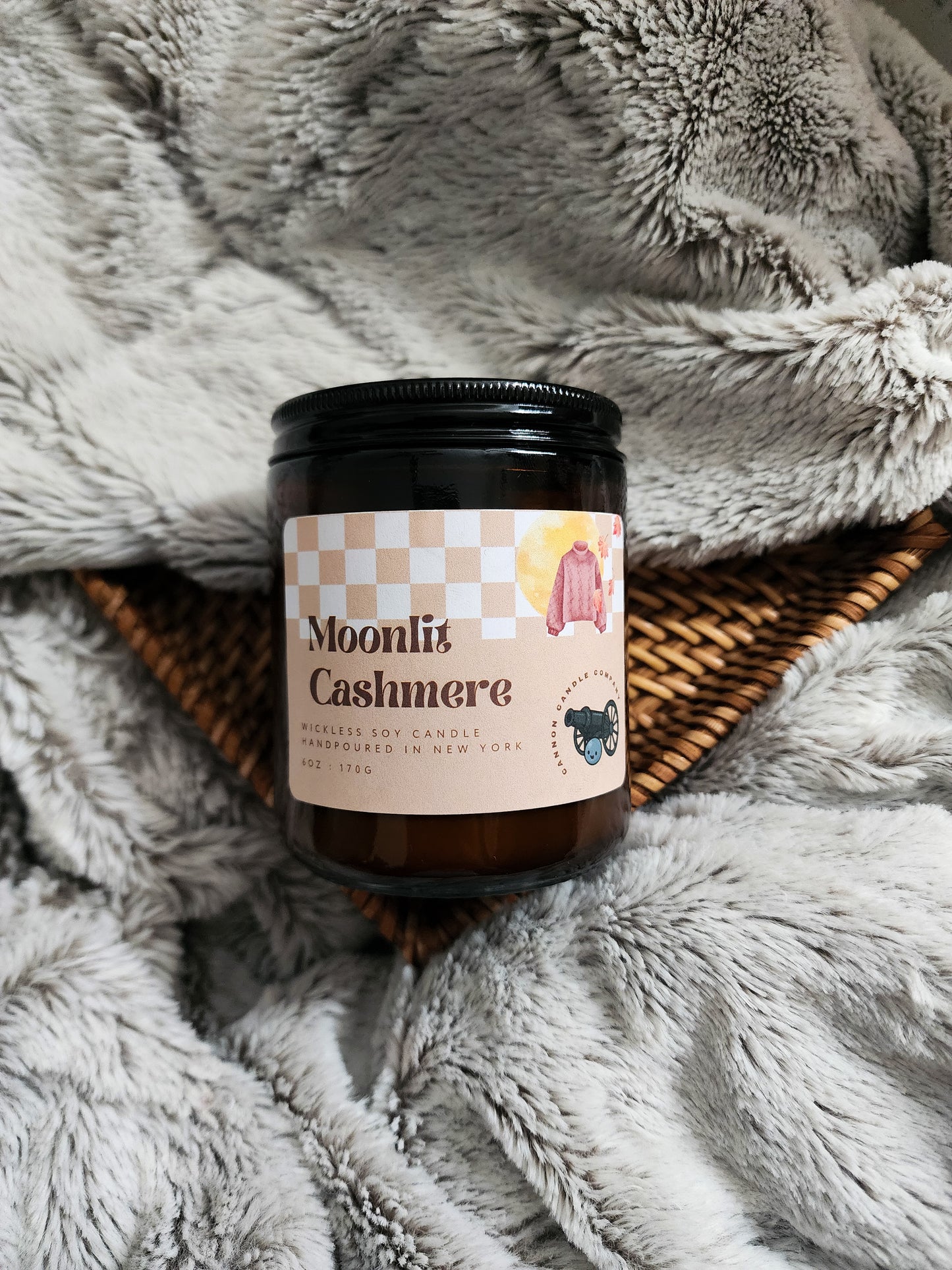 Moonlit cashmere Wickless Candle