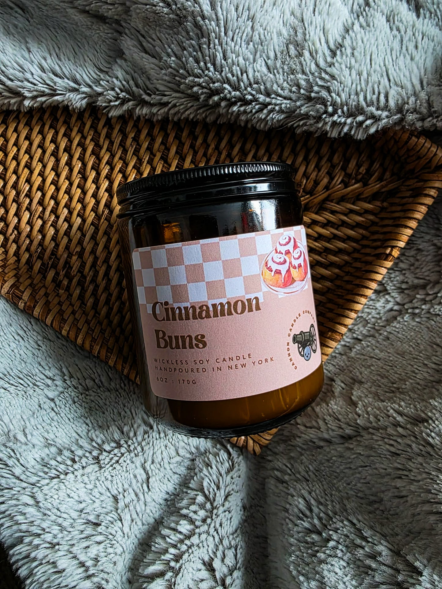 Cinnamon Buns Wickless Candle