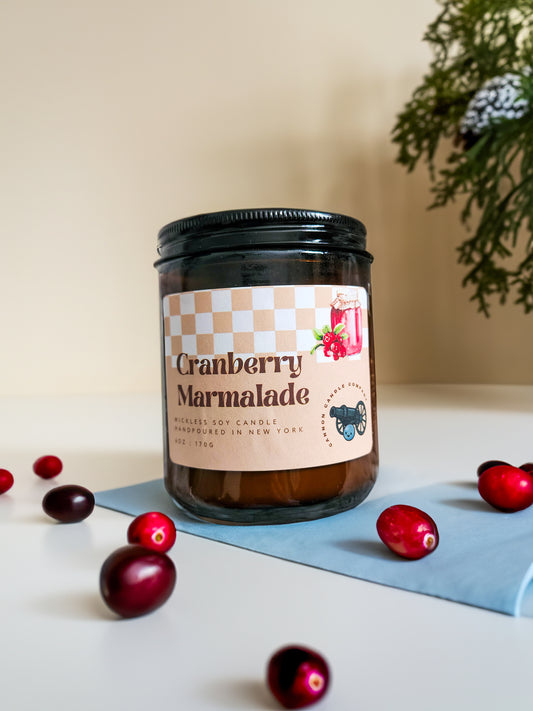 Cranberry Marmalade Wickless Candle