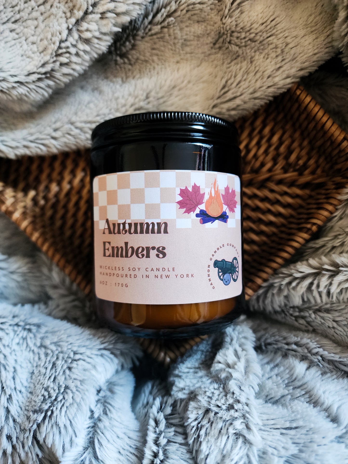 Autumn Embers Wickless Candle