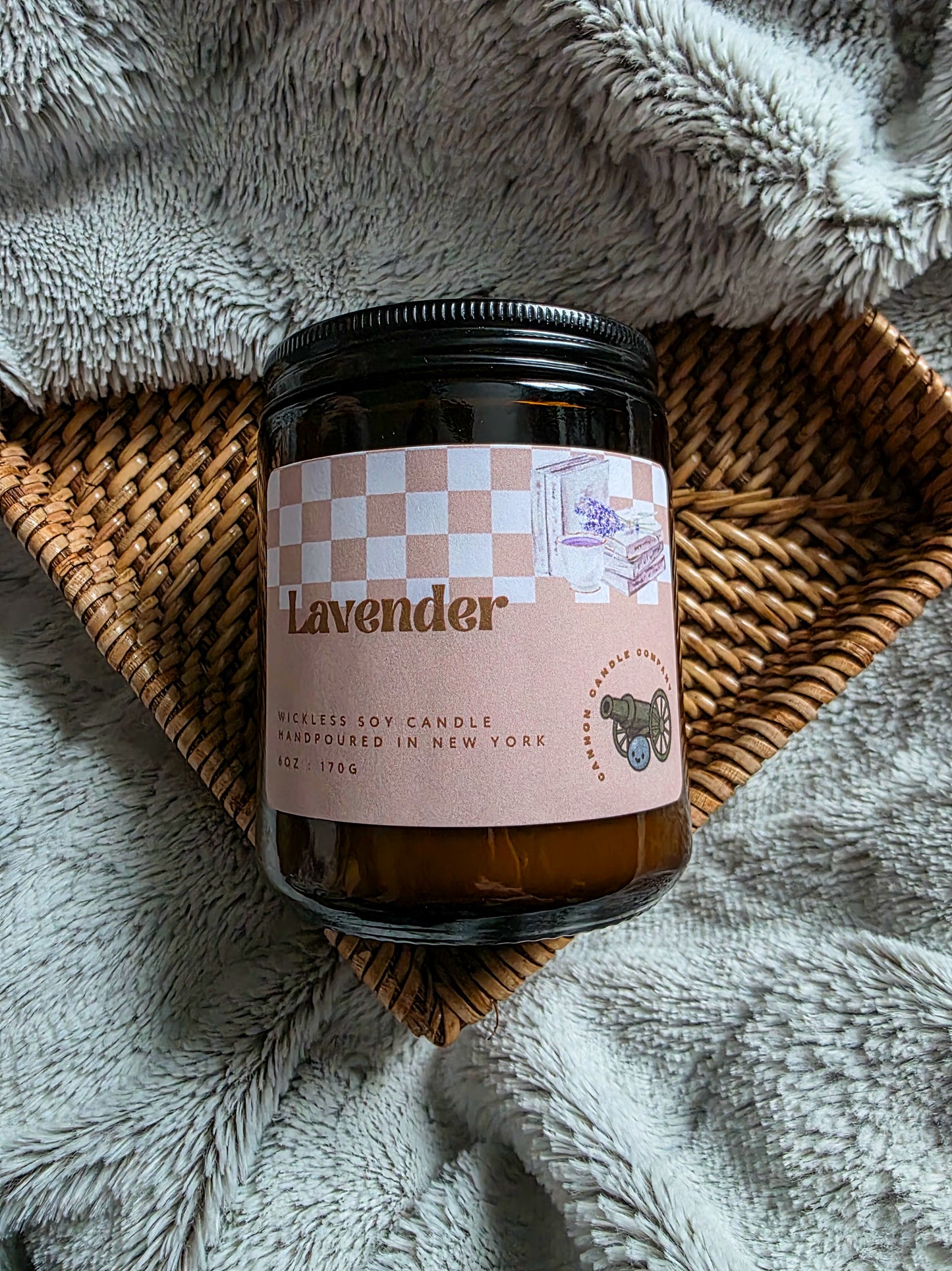 Lavender Wickless Candle