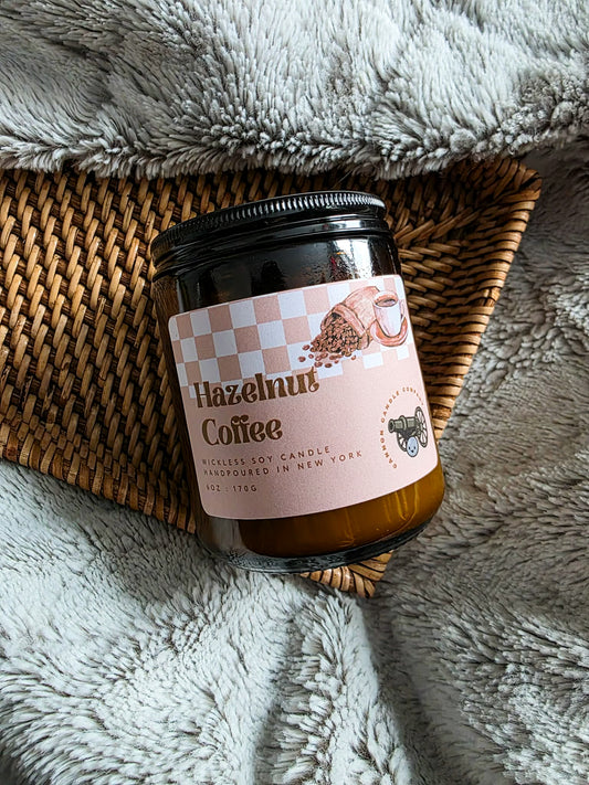 Hazelnut Coffee Wickless Candle