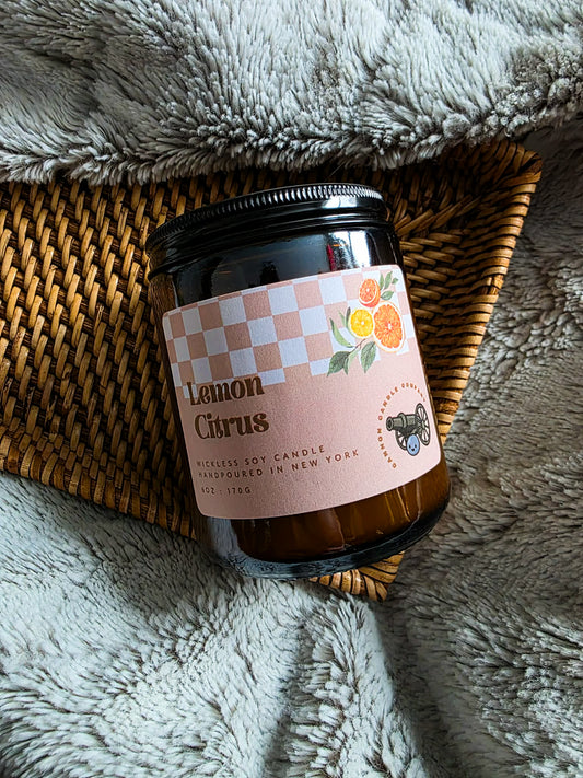 Lemon Citrus Wickless Candle