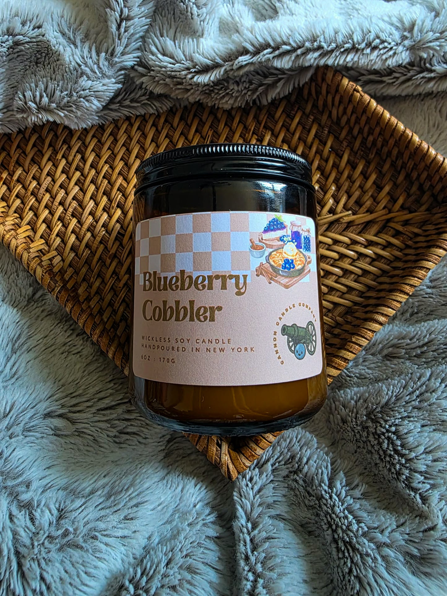 Blueberry Cobbler Wickless Candle