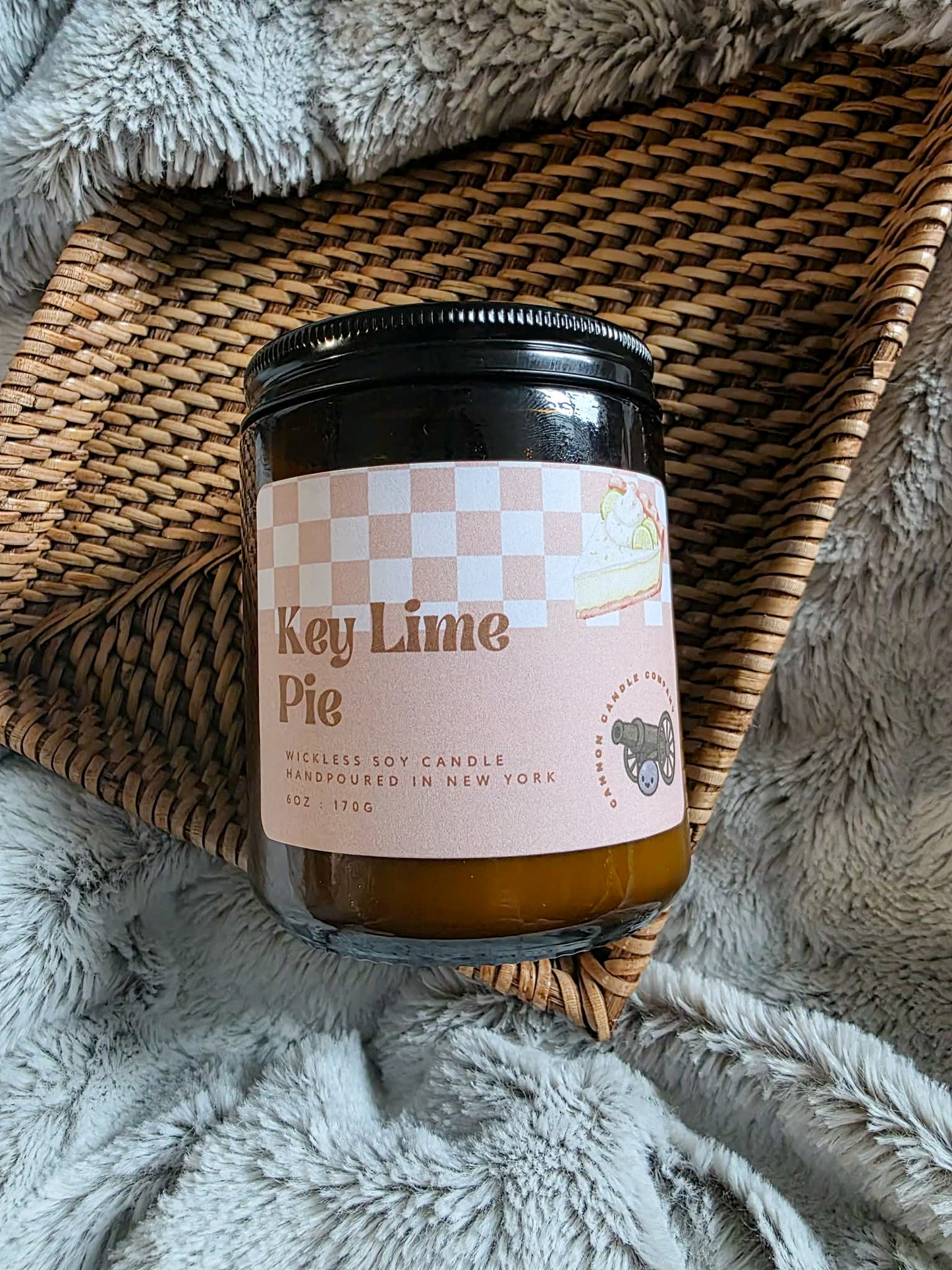 Key Lime Pie Wickless Candle